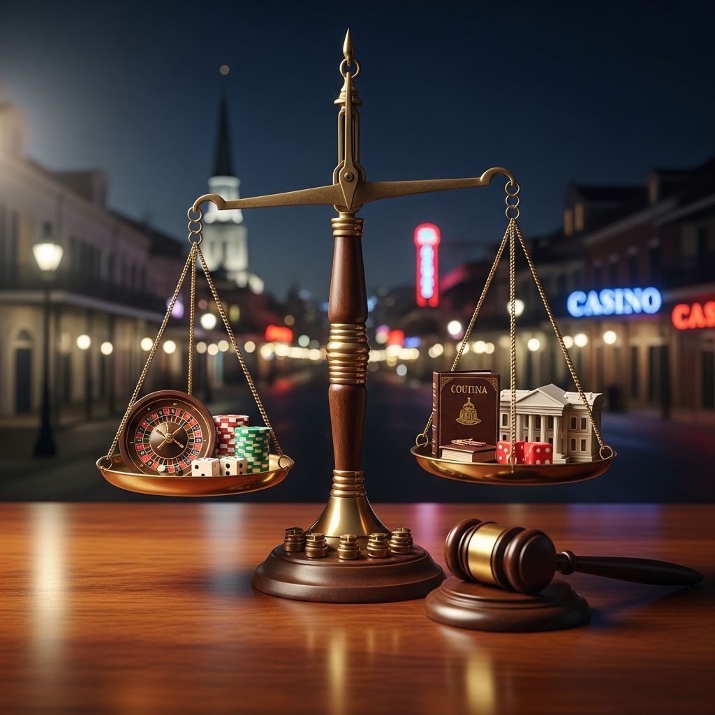 A comprehensive guide to Louisiana's gambling regulations, legal forms, and enforcement policies.