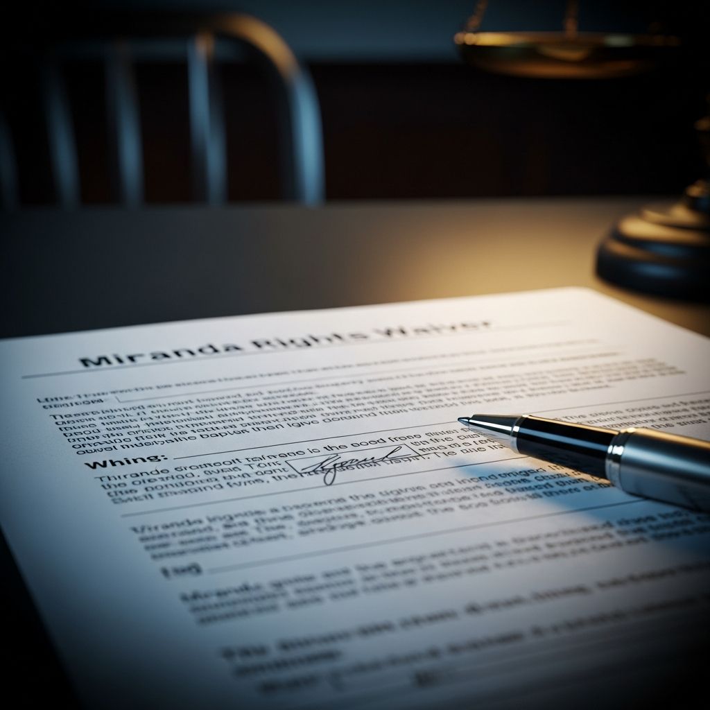 Learn how waiving Miranda rights works, when it’s valid, and what protections still apply.
