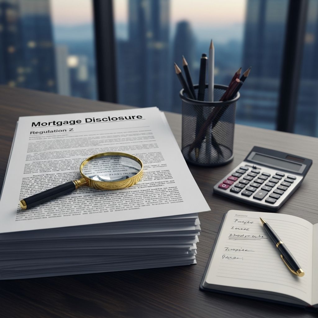 Learn how Regulation Z §1026.19 shapes mortgage disclosures, timing rules, and consumer protections in home loan transactions.