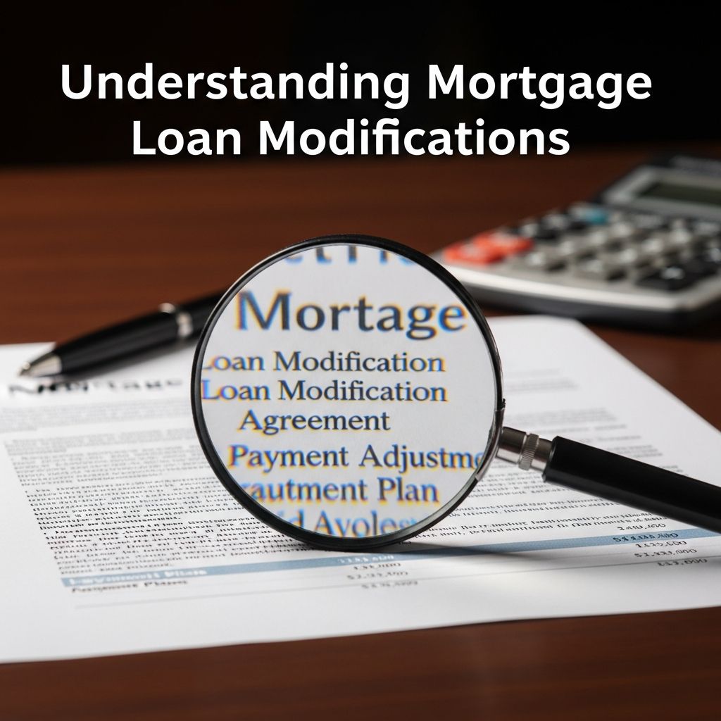 Learn how mortgage loan modifications can make home payments more affordable and help you prevent foreclosure.