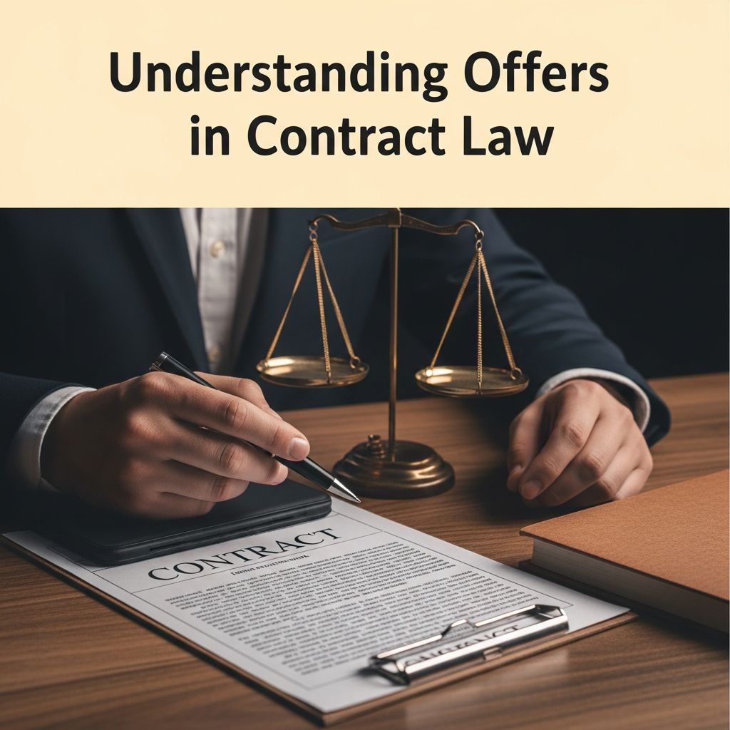 Learn how offers work in contract law, from definitions and essentials to revocation, counteroffers, and practical business tips.