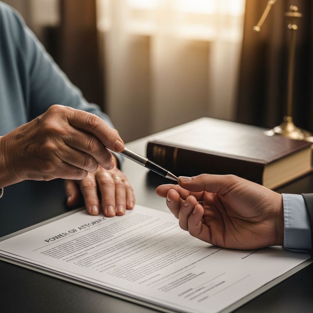 Understanding Power of Attorney for Financial Decisions Learn how a power of attorney works, the types available, and how to choose a trustworthy agent to manage your financial affairs.