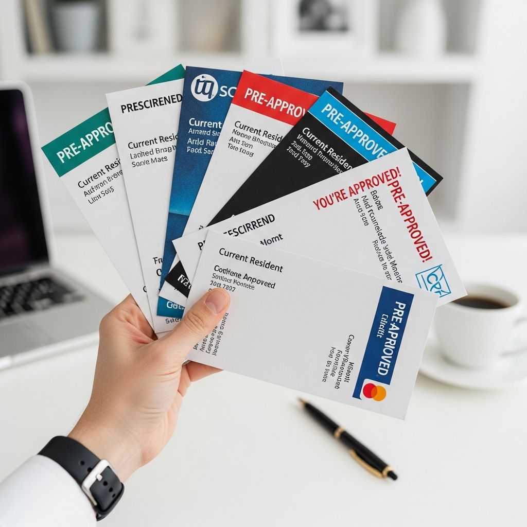 Learn what prescreened credit card offers really mean, how they use your credit data, and how to accept or stop receiving them.