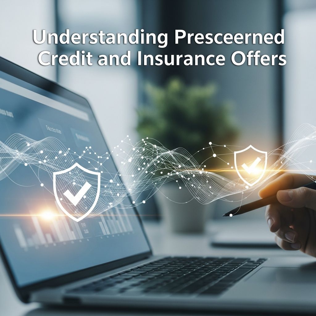 Learn how prescreened offers for credit and insurance work, what they mean for your privacy, and how to opt out safely.
