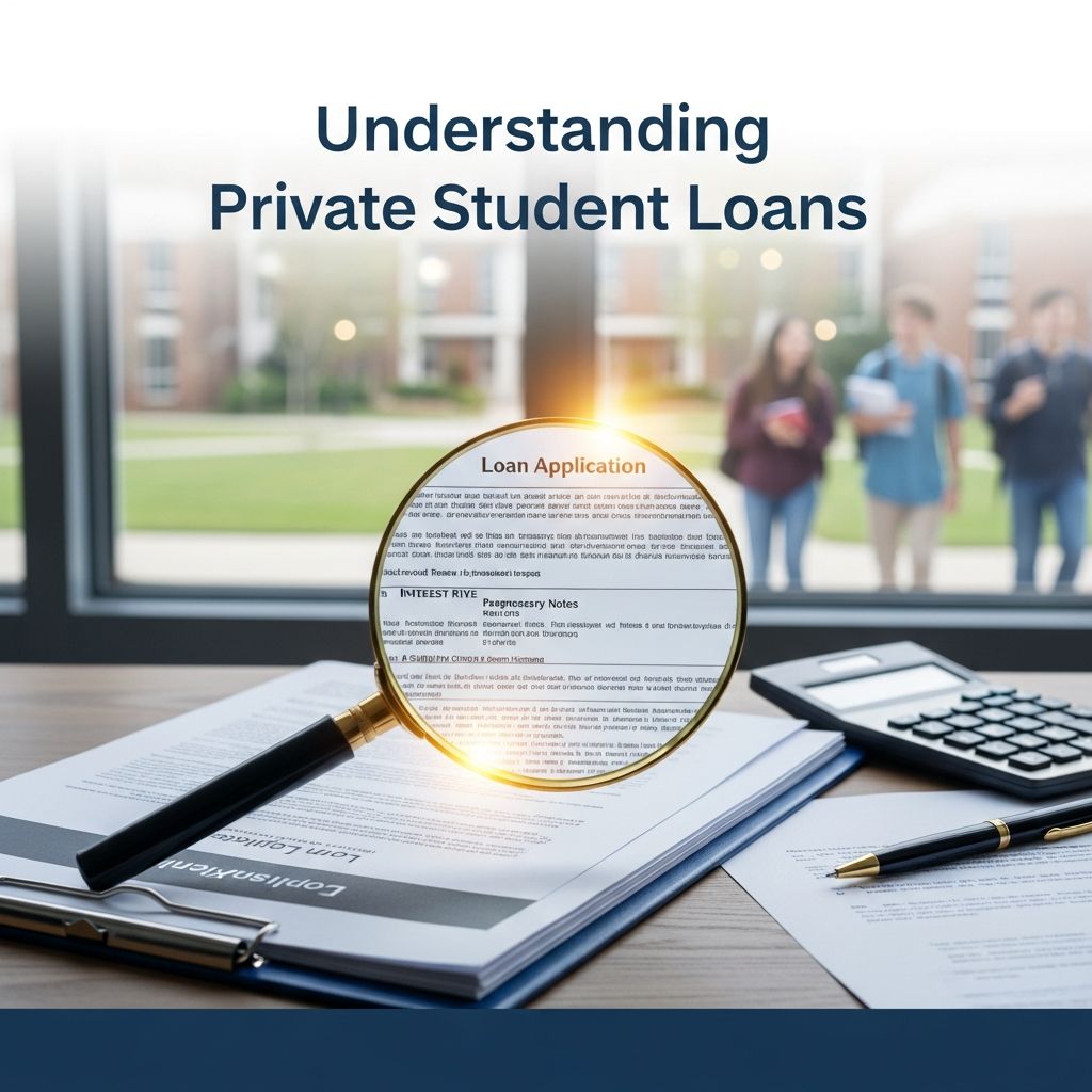 A clear guide to private student loans, how they work, and what to watch for before borrowing.