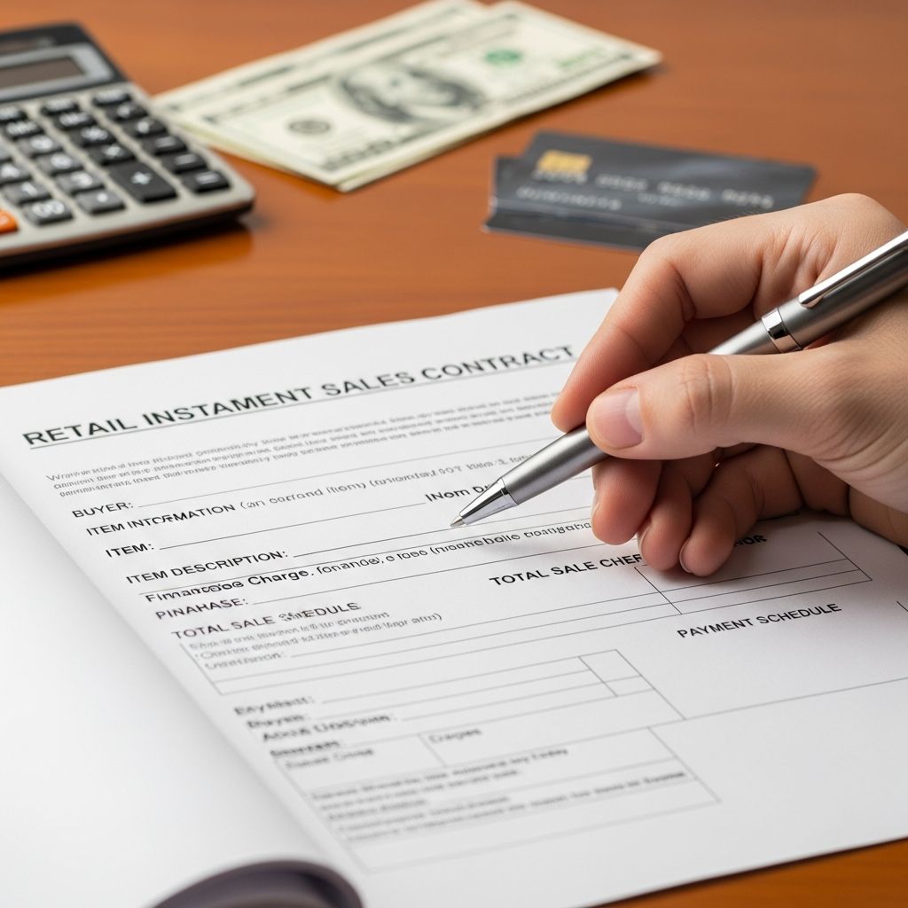 Learn how retail installment sales contracts work, what they include, and how they differ from traditional auto loans.