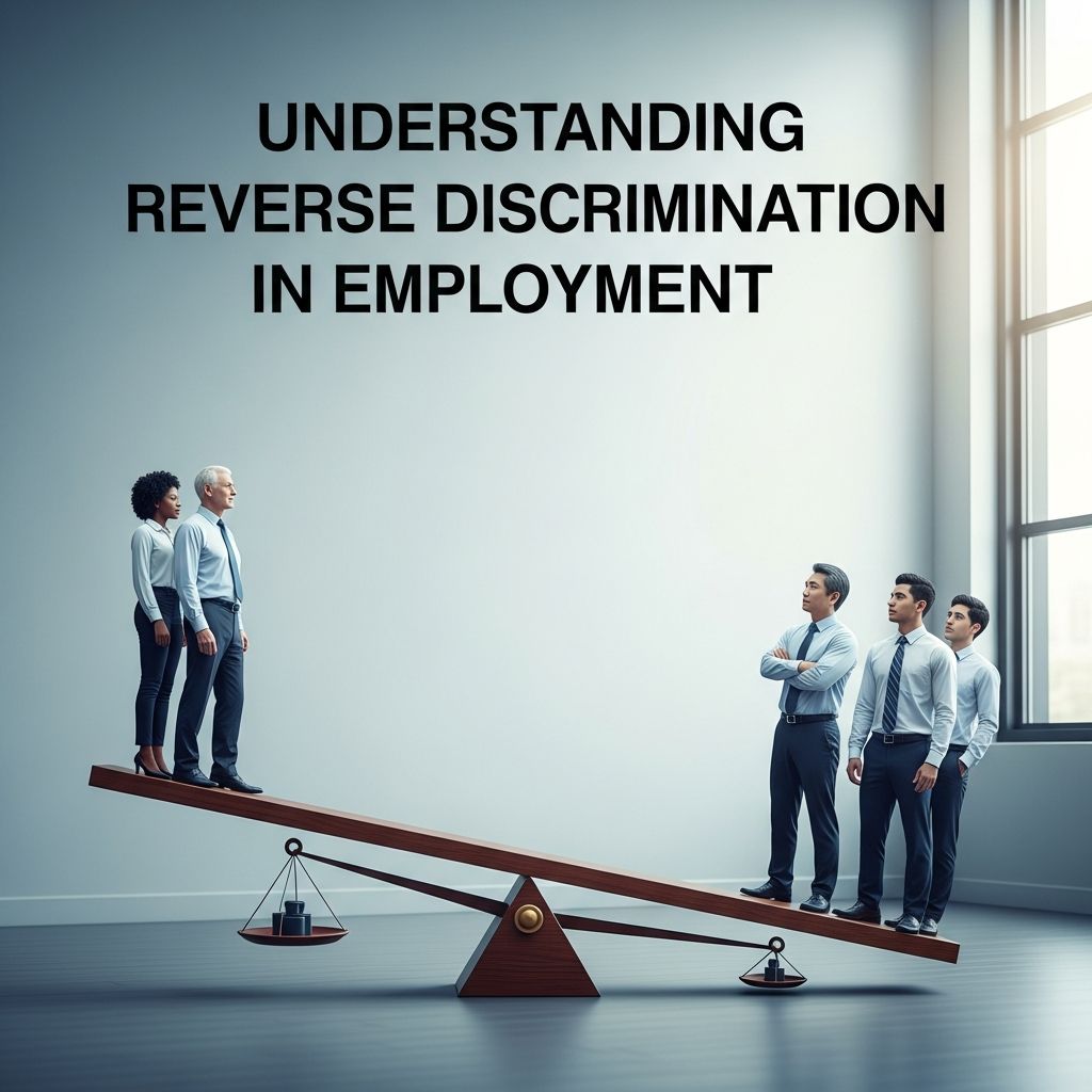 Explore how employment laws address claims of reverse discrimination, legal standards, and practical steps for workers and employers.
