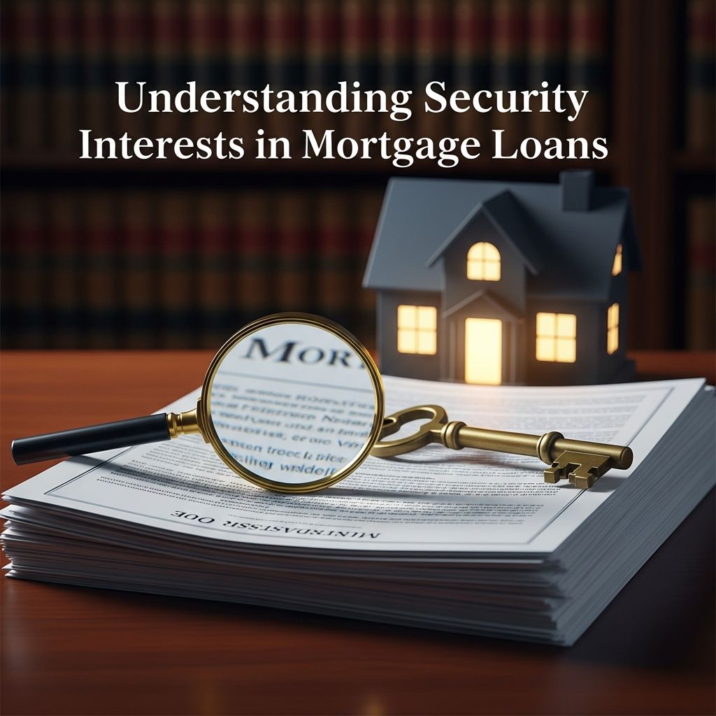 Learn what a security interest is, how it works in your mortgage closing documents, and why it matters for your home loan.