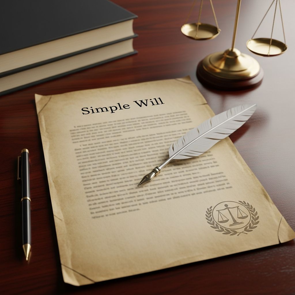 Learn how a straightforward last will and testament works, from essential clauses to executors, guardians, and signing rules.