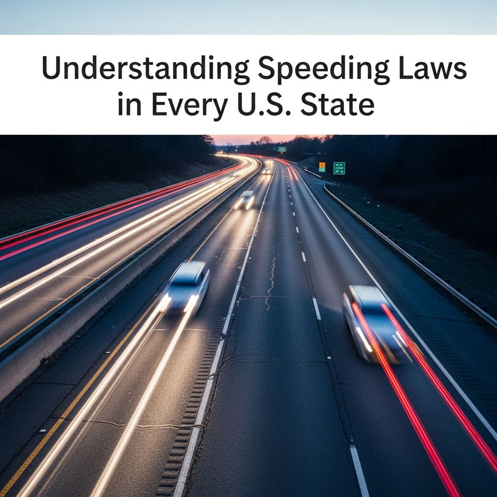 Learn how speeding laws, fines, and penalties vary across U.S. states and what drivers should know before hitting the road.