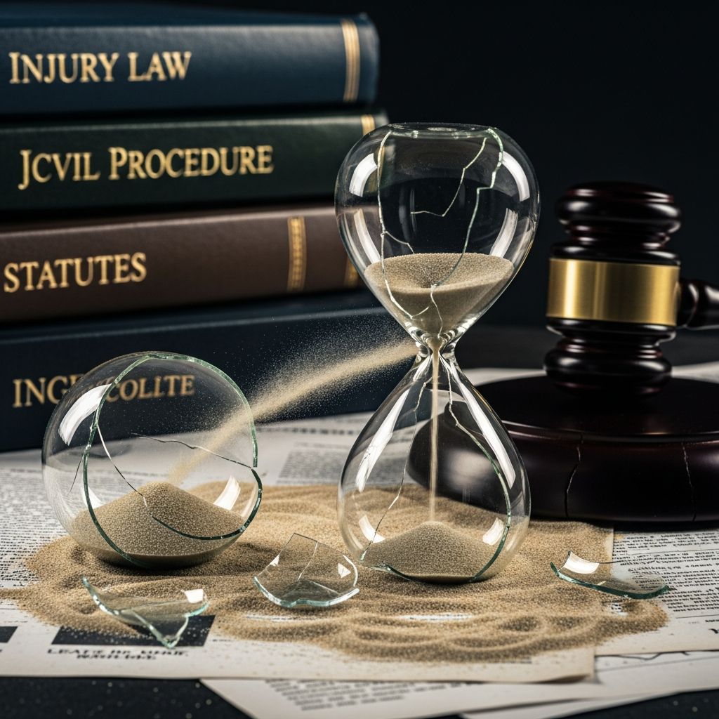 Learn how statutes of limitations control injury claims, when they start, and key exceptions that can save or destroy your case.