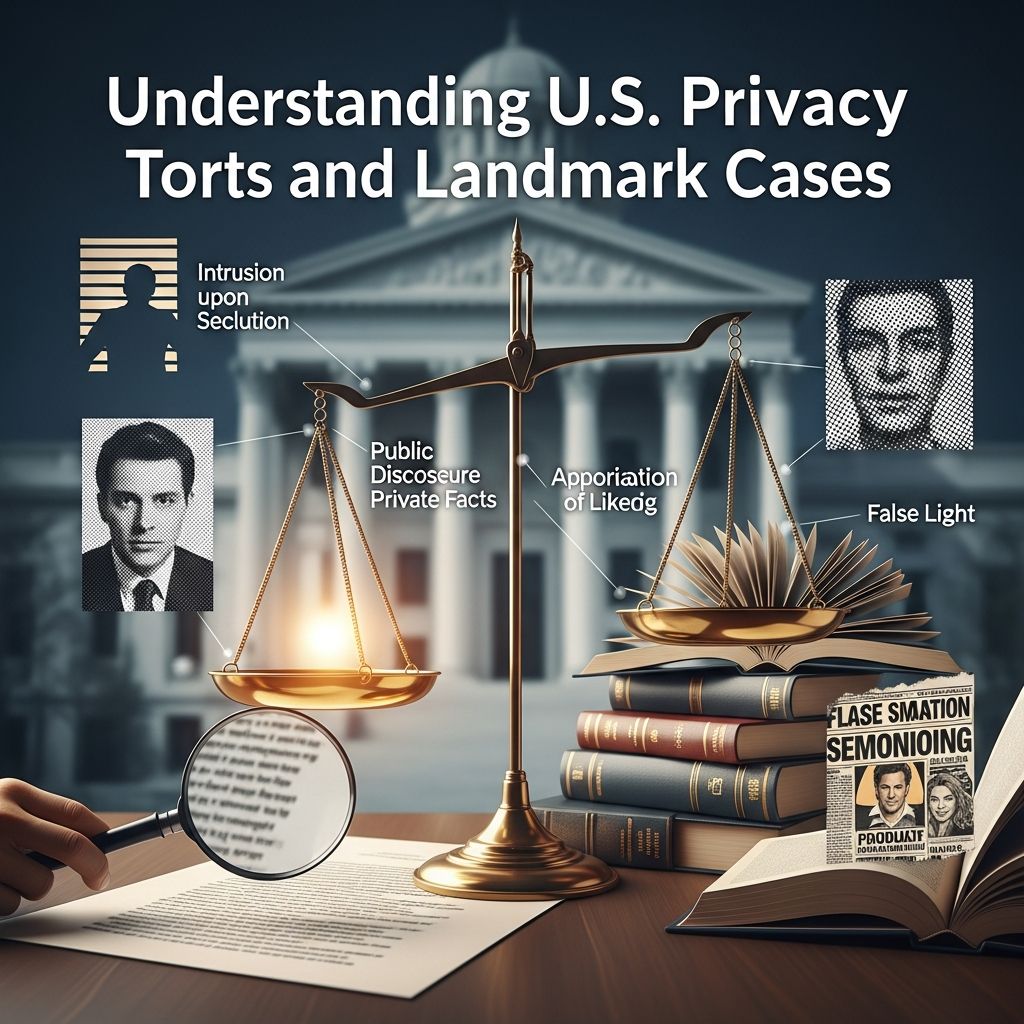 Explore how American courts protect personal privacy through four key torts and major Supreme Court decisions.