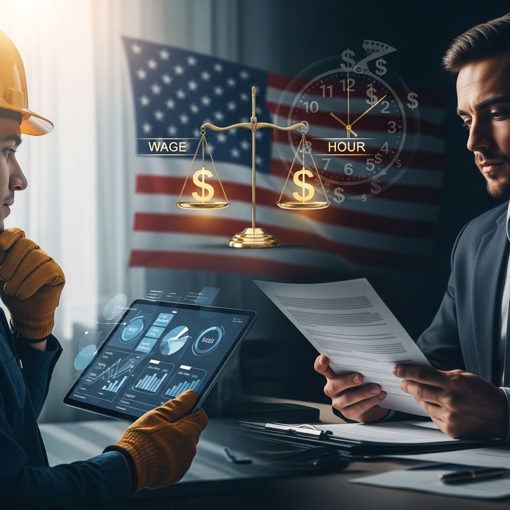 A practical, plain-language guide to U.S. wage and hour rules, minimum wage, overtime, and common workplace pay issues.
