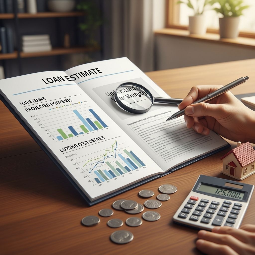 Learn how to read, compare, and use your Loan Estimate so you can choose a mortgage with confidence and avoid costly surprises.