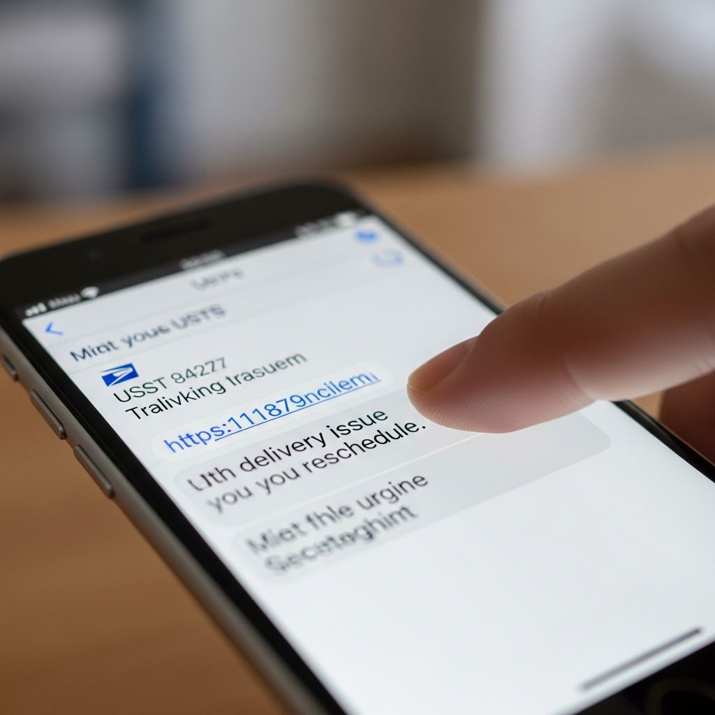 Learn how fake USPS texts trick you into clicking links, sharing data, and paying bogus fees — and the simple steps that keep you safe.