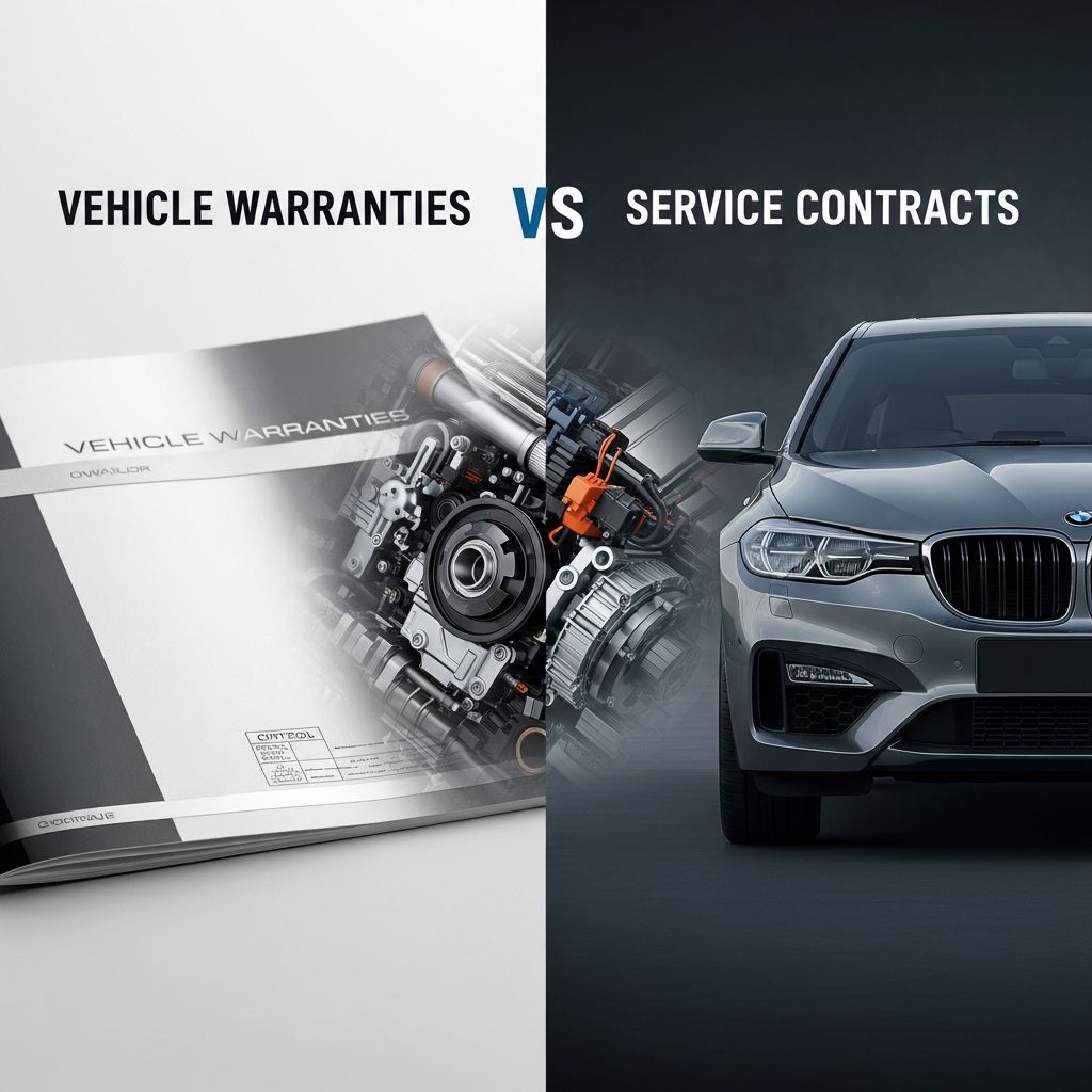 Understand how manufacturer warranties differ from extended vehicle warranties and service contracts before you pay for extra coverage.