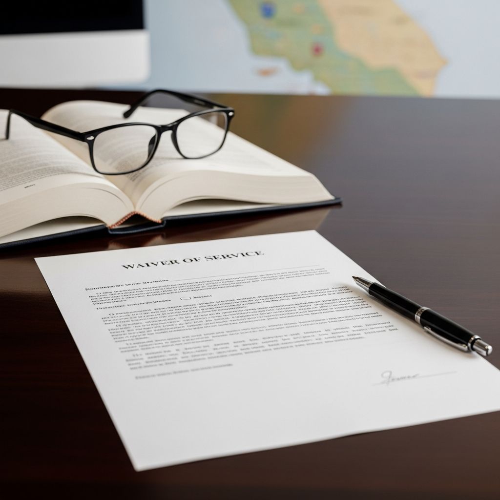 Understanding when and how to use a waiver of service in California civil litigation.