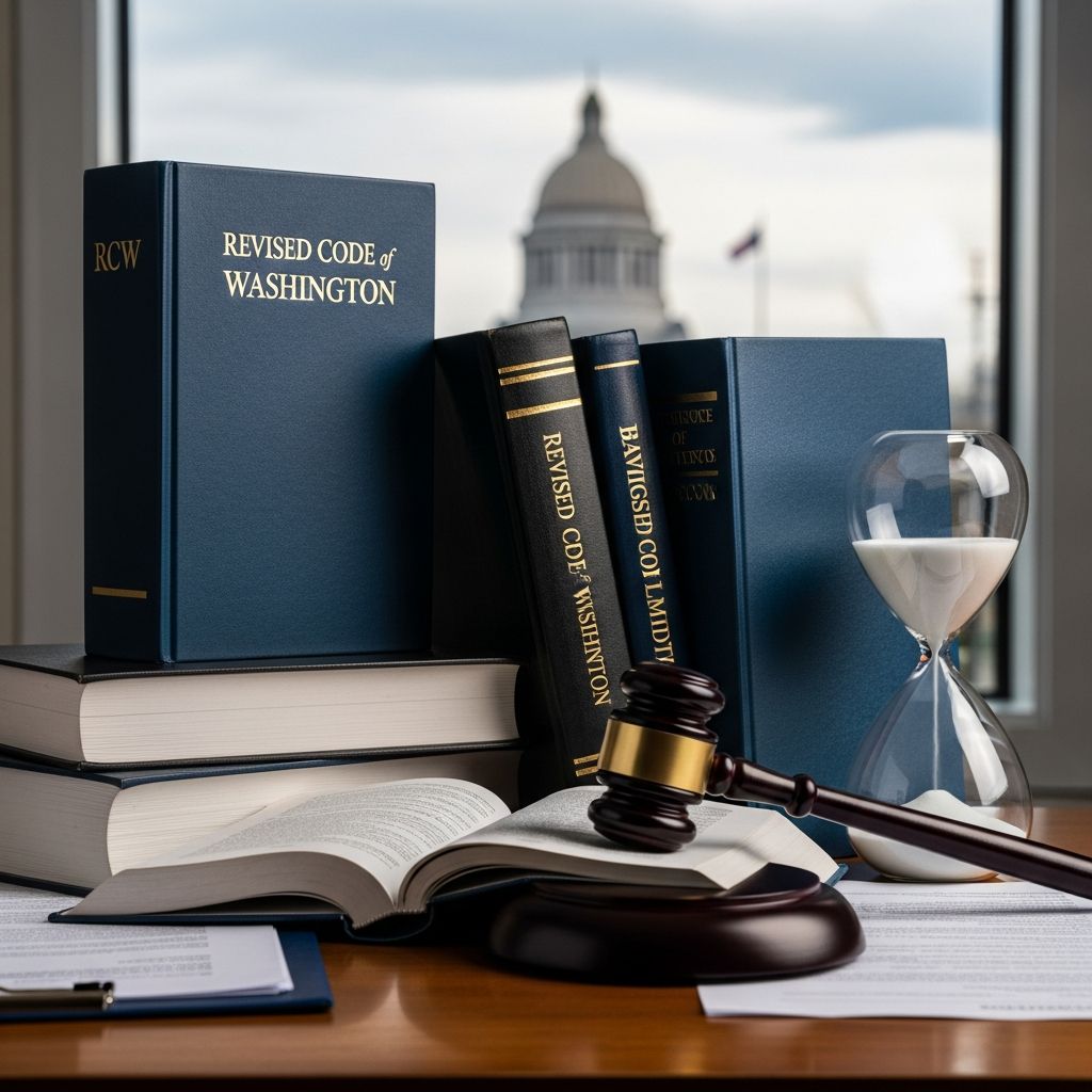 Understand Washington’s civil statute of limitations for personal injury, contracts, property, and more.