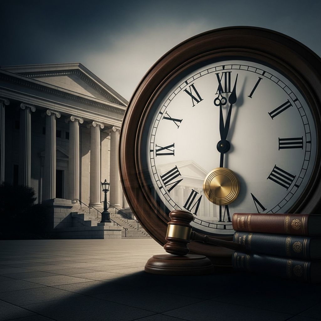 Understand the key Washington State statutes of limitations for civil and criminal cases before important legal deadlines expire.