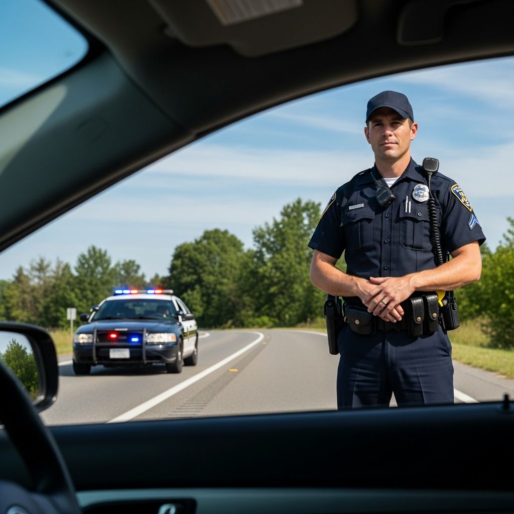 Stay calm, know your rights, and handle a traffic stop safely and legally.