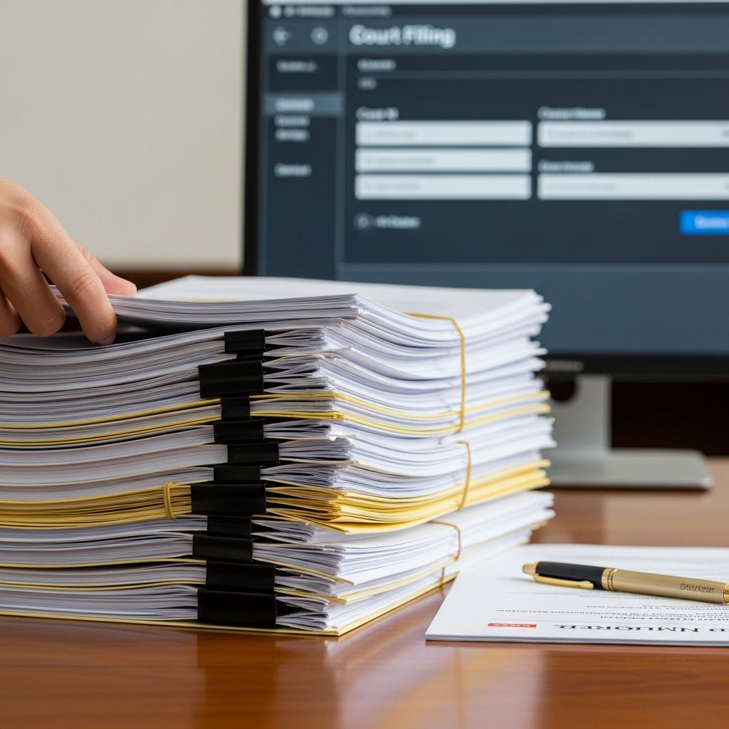 Discover how outsourced court filing services reduce risk, save staff time, control costs, and keep your law firm competitive in a digital court system.