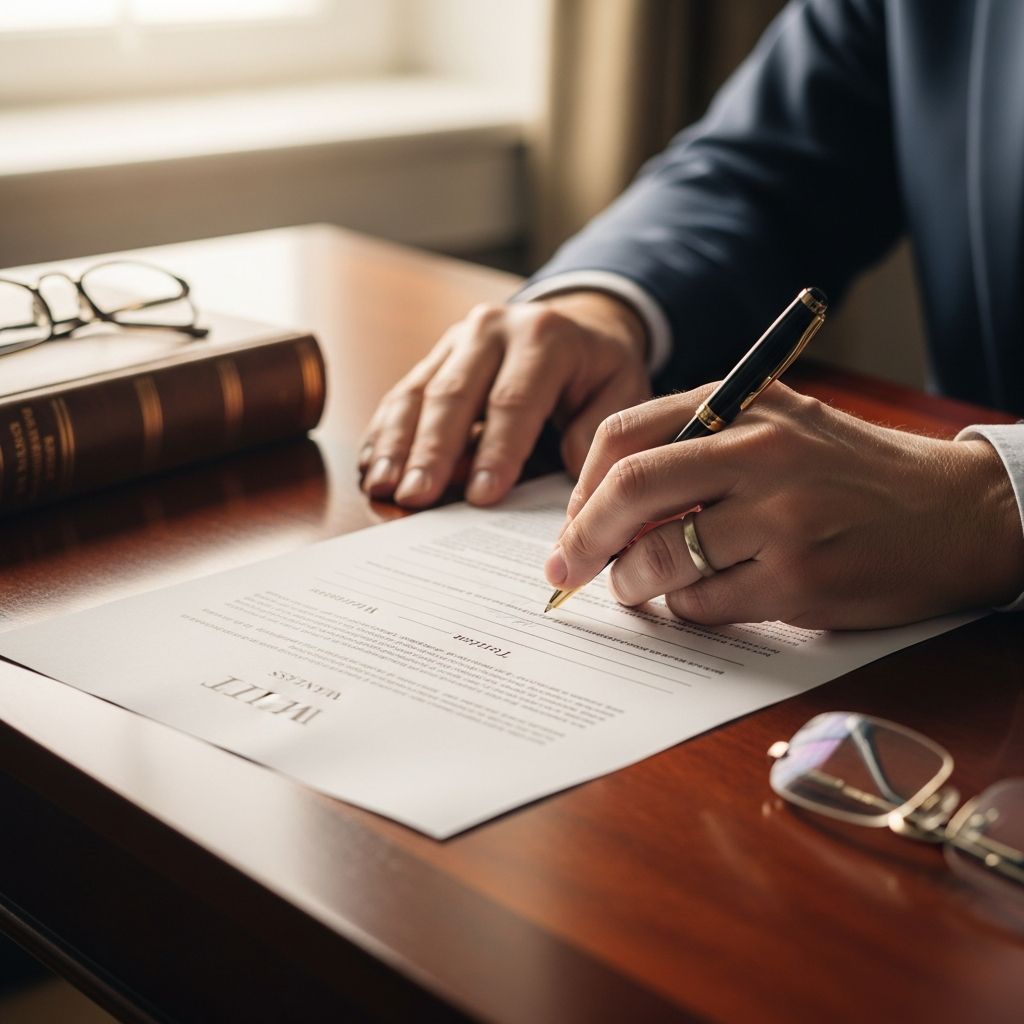 Understand when witnesses are required, who can serve, and how proper signing helps ensure your will is respected in court.