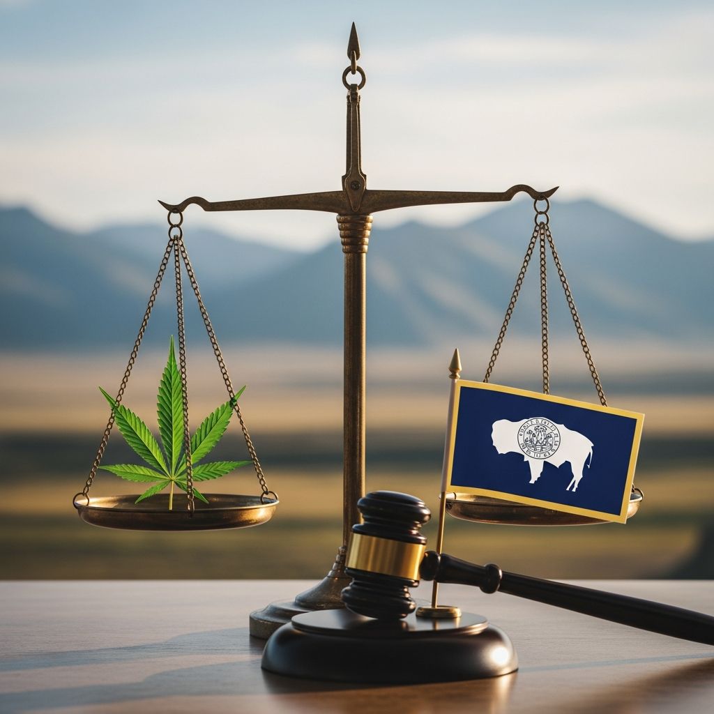 A detailed, plain-language overview of Wyoming’s strict marijuana rules, criminal penalties, and limited exceptions.