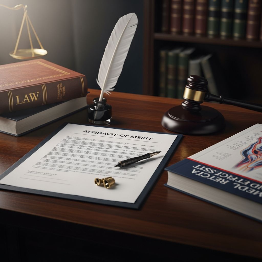 Essential guide to affidavits of merit: requirements, state variations, and strategies for medical malpractice claims.