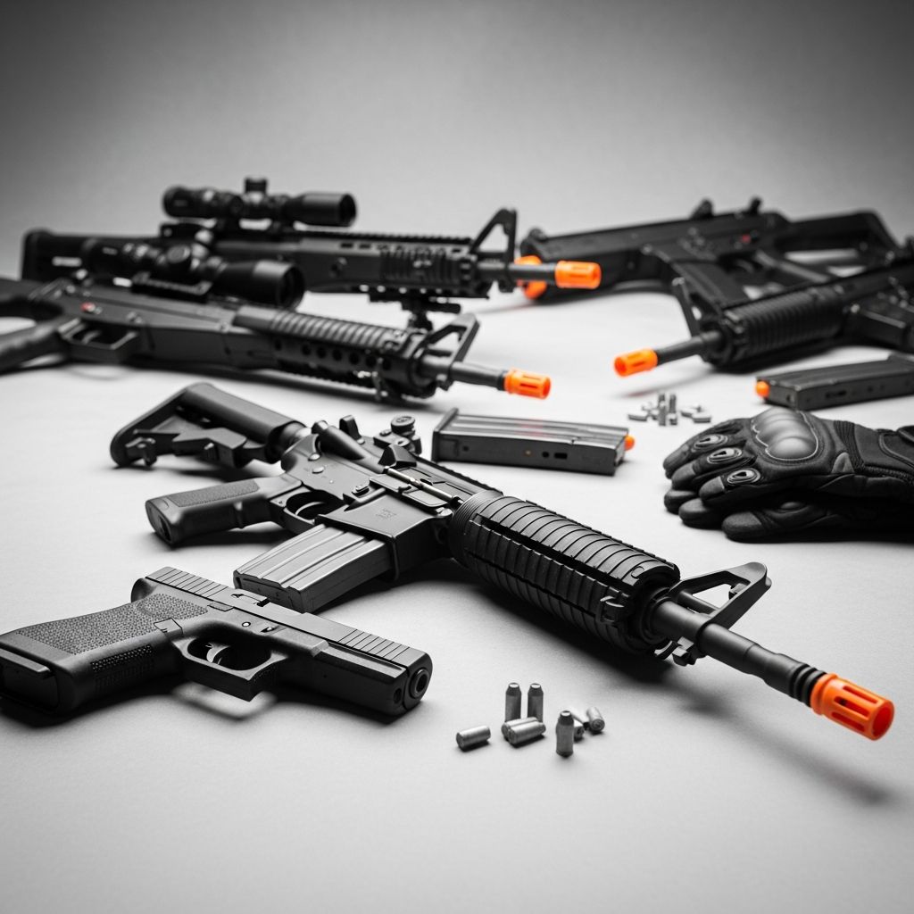 Comprehensive guide to federal, state, and local laws on purchasing, owning, and using airsoft guns in the United States.