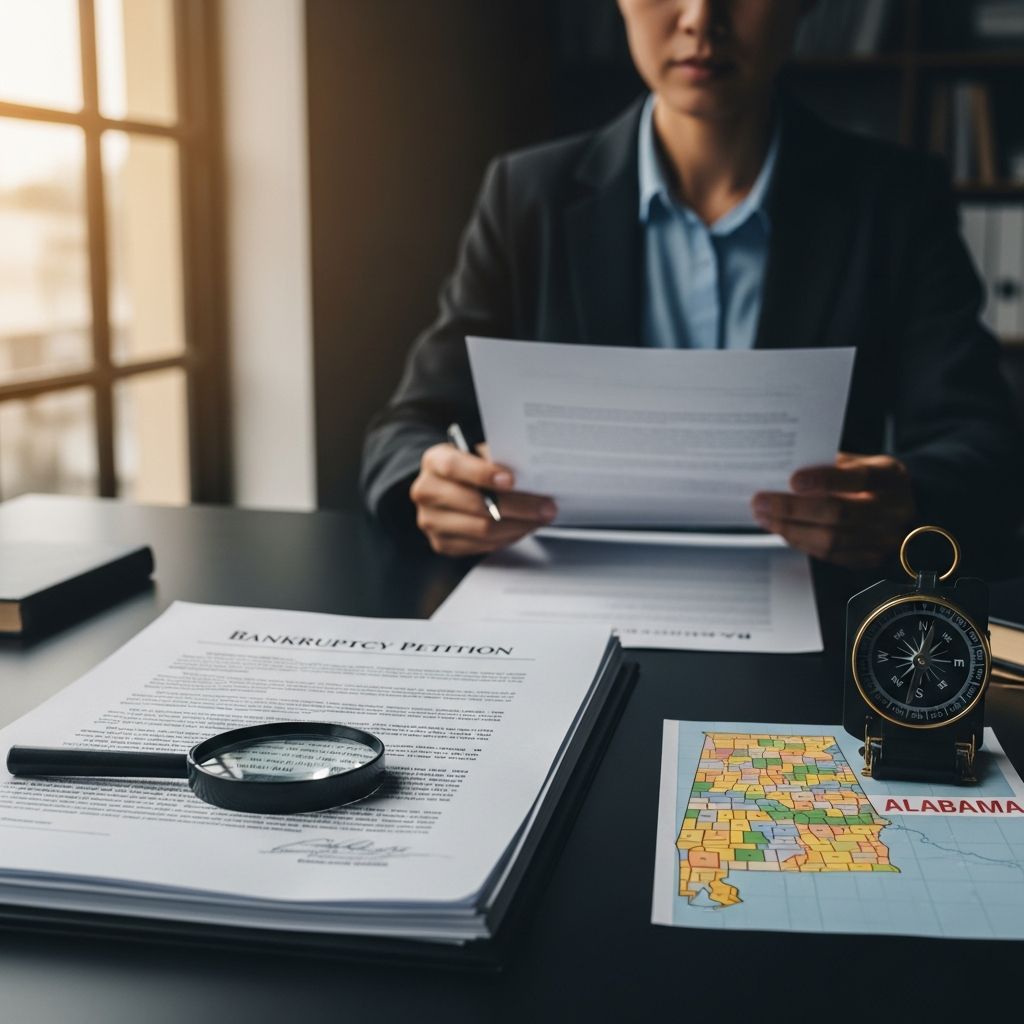 Navigate Alabama bankruptcy filing independently with our comprehensive step-by-step guide.