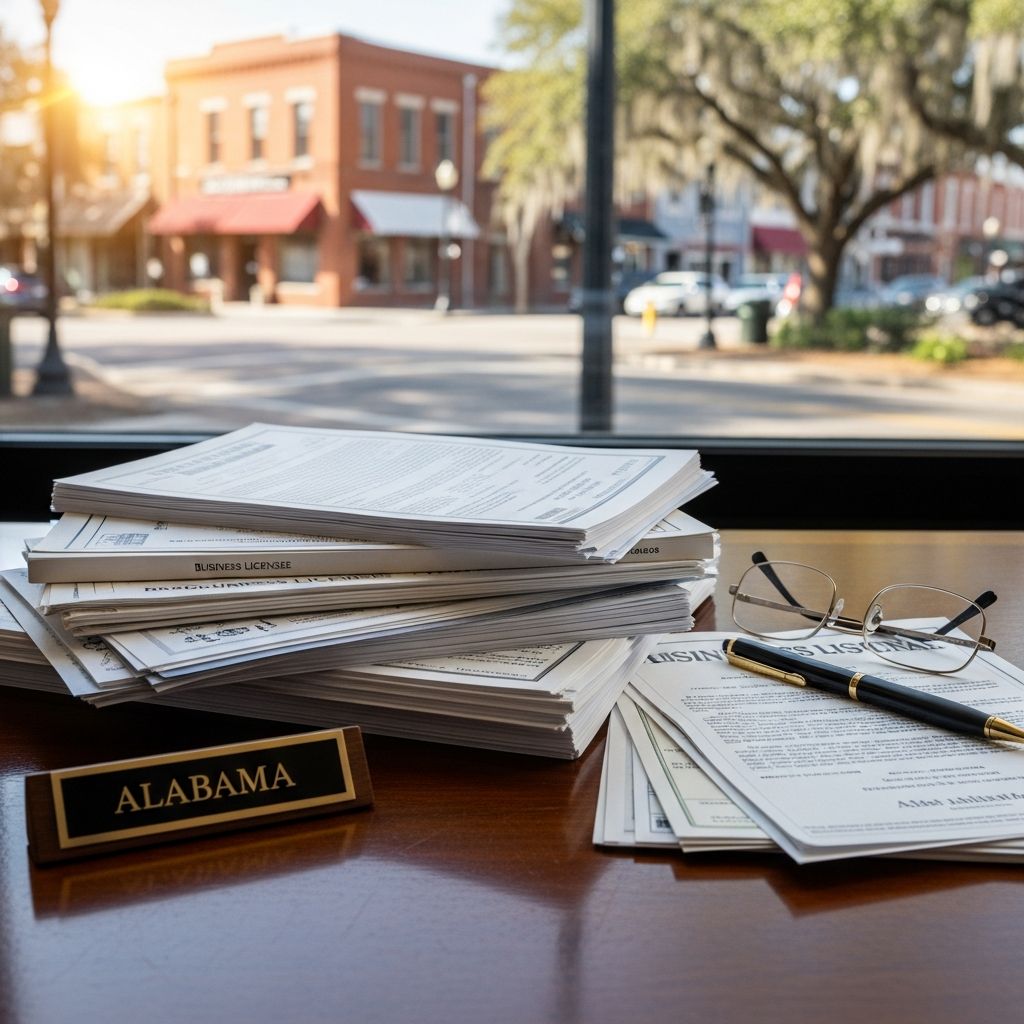 Comprehensive guide to securing business licenses in Alabama: state, county, and city requirements explained step-by-step.