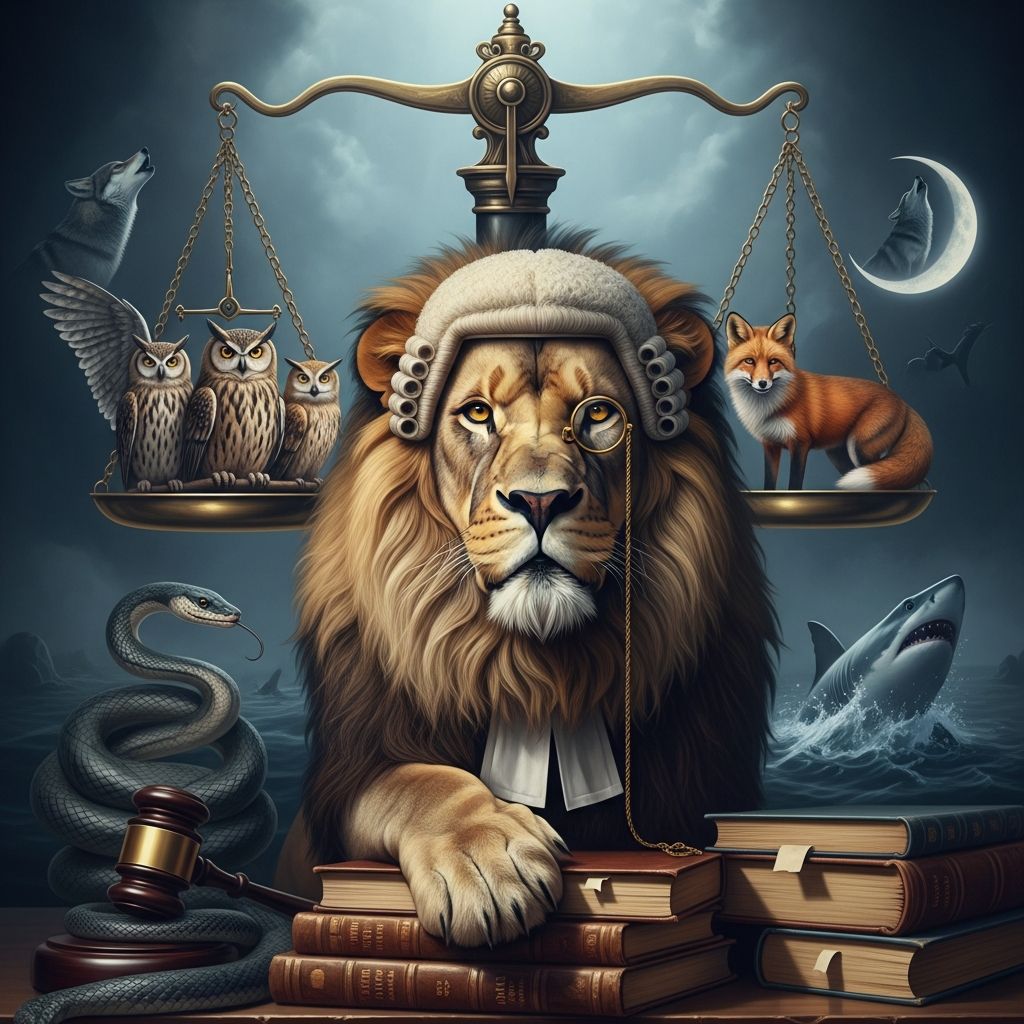 From sharks to eagles, discover how animal symbols shape lawyer branding, stereotypes, and positive advocacy in law.