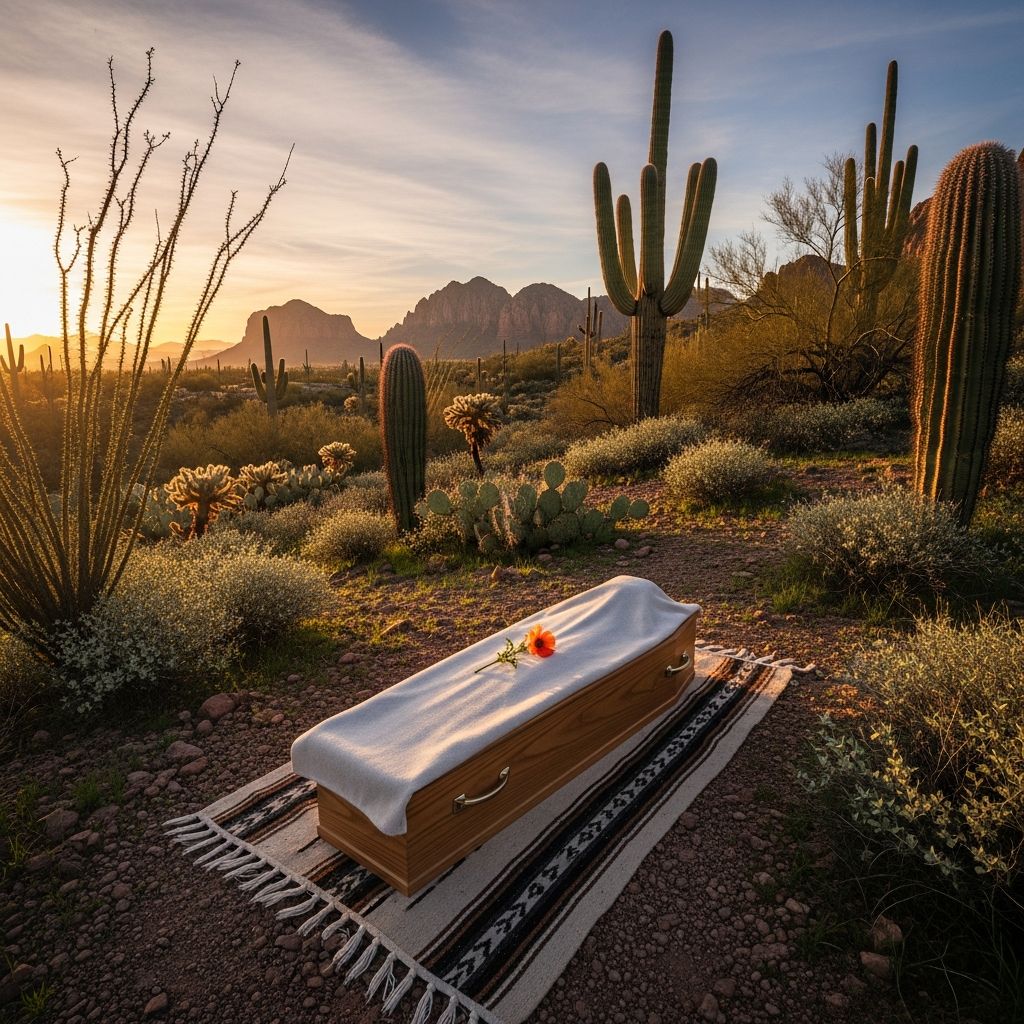 Comprehensive guide to conducting home funerals in Arizona, covering legal rights, permits, and family-directed arrangements.