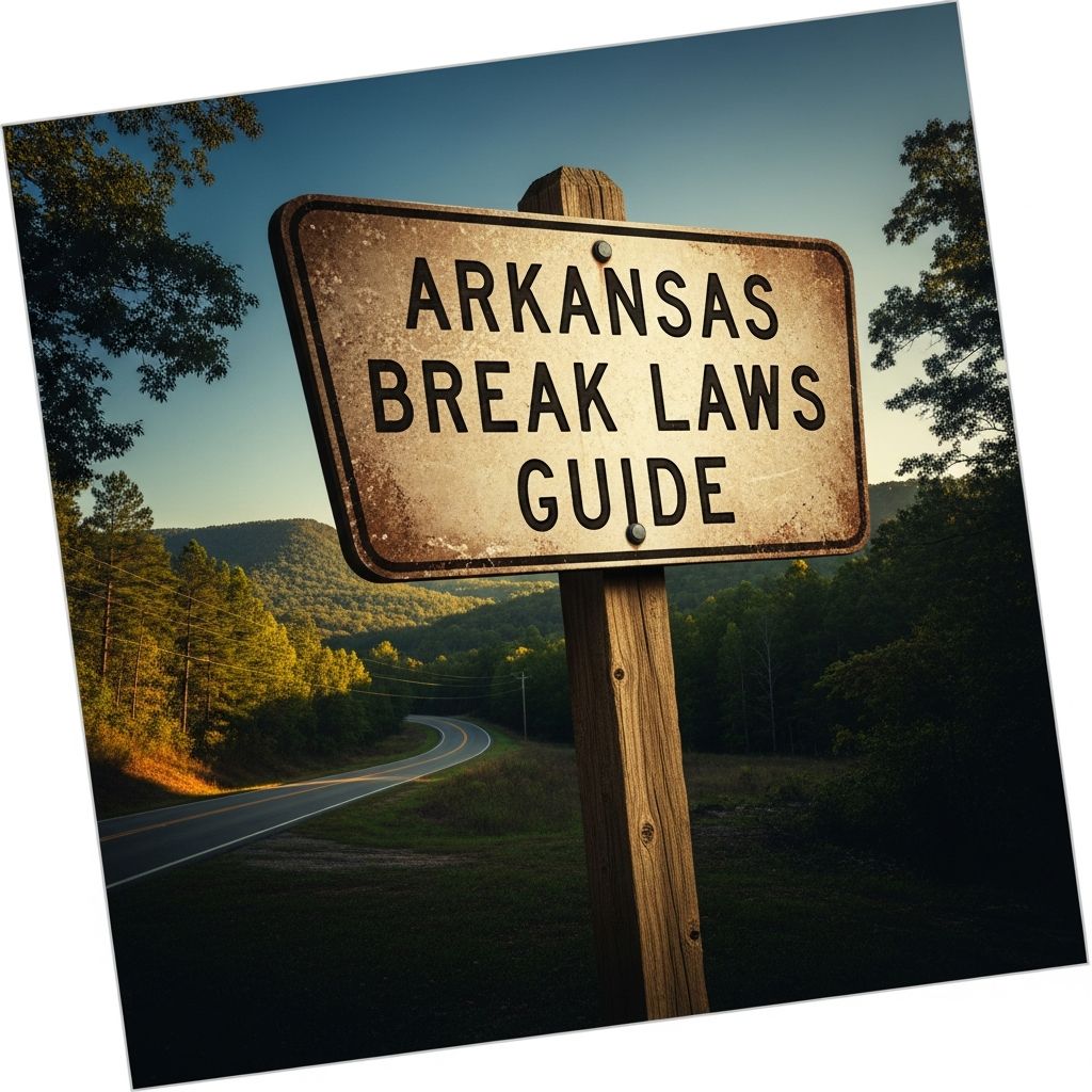 Essential guide to Arkansas meal and rest break rules for adults, minors, and nursing employees in 2026.