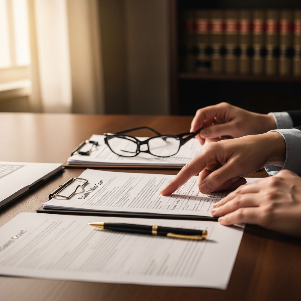 Empower someone you know to succeed in small claims court with expert guidance on evidence, organization, and courtroom strategies.