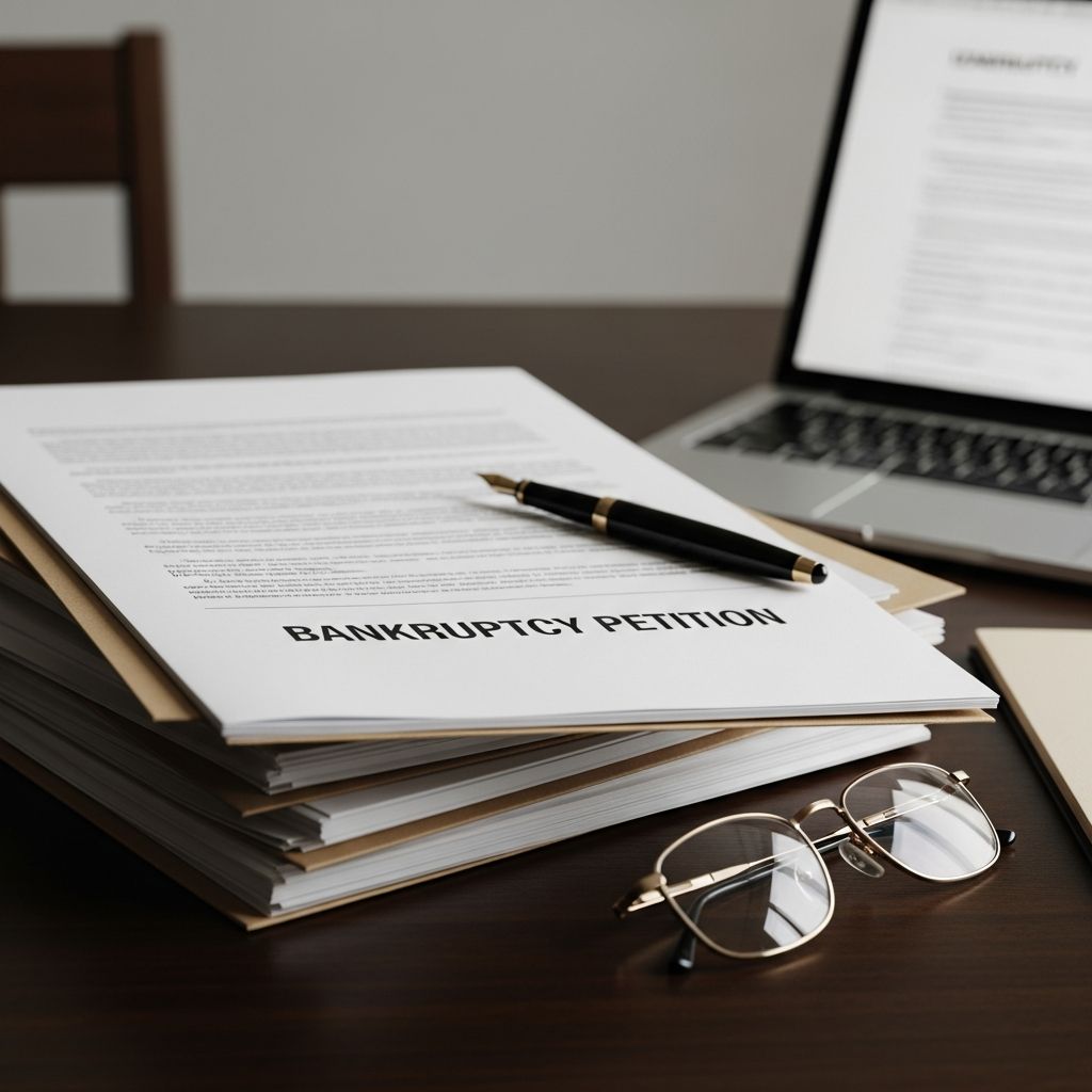 Master the bankruptcy filing process with essential documents, forms, and step-by-step instructions.