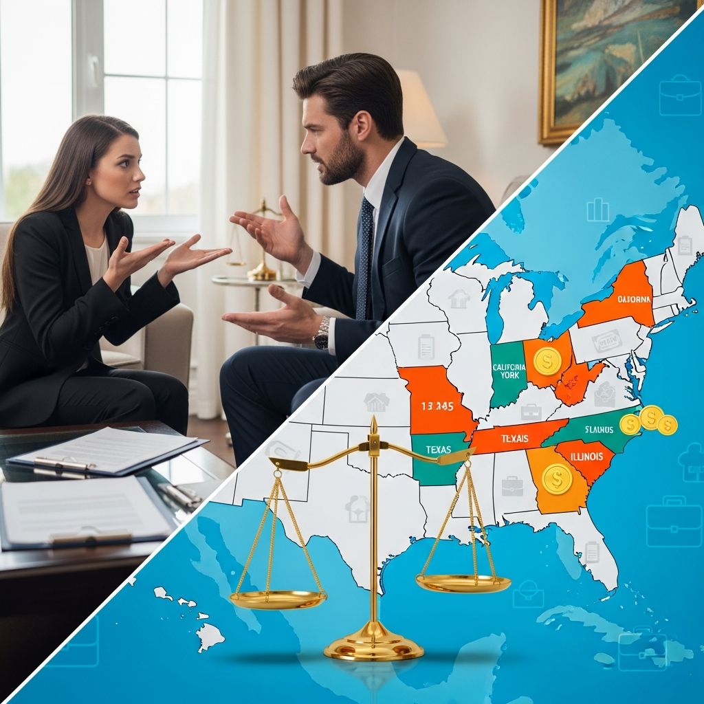 Discover which U.S. states offer the most favorable divorce laws for primary earners seeking to protect their assets and future earnings.