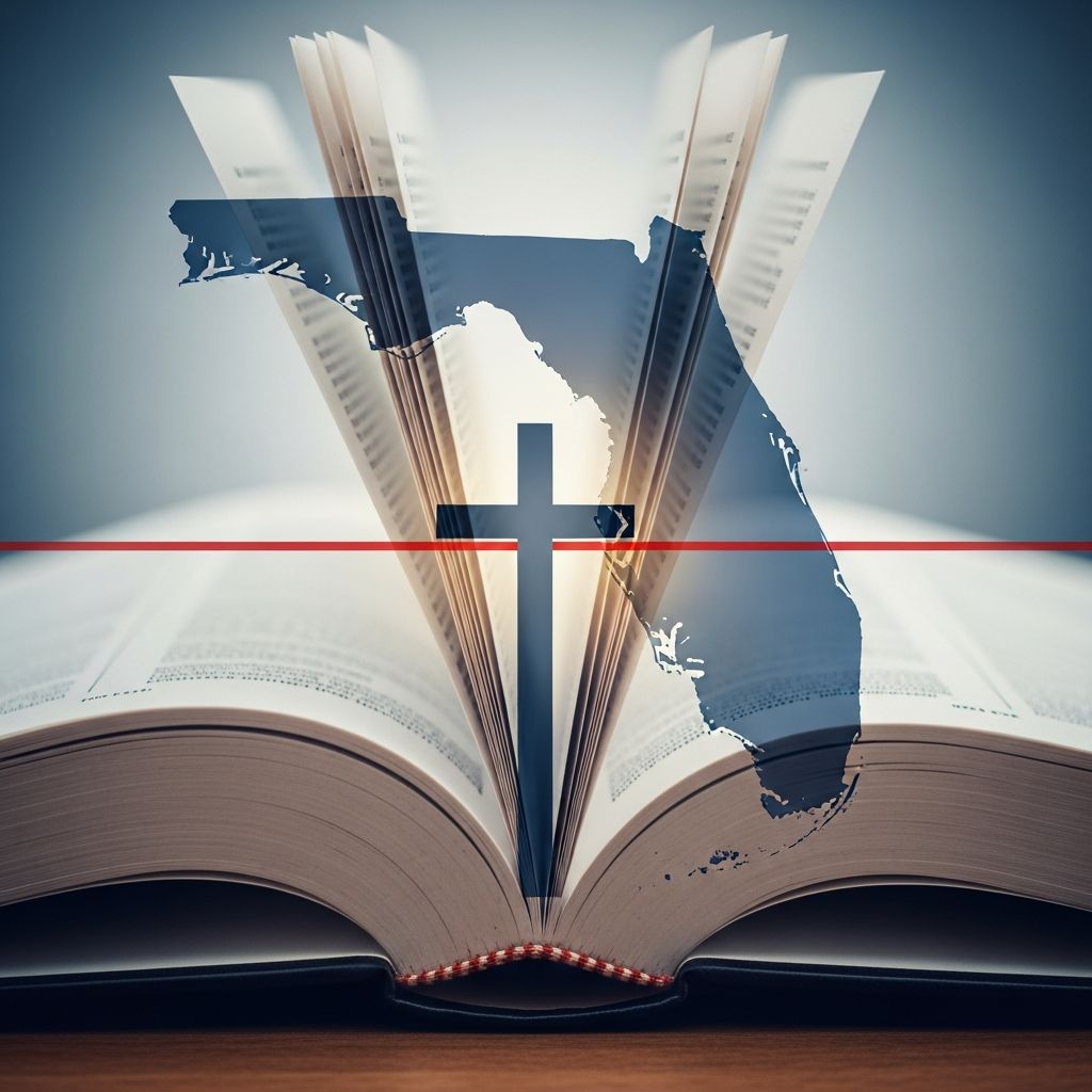Analyzing Florida's push for Bible study in public schools amid First Amendment challenges and evolving state policies.