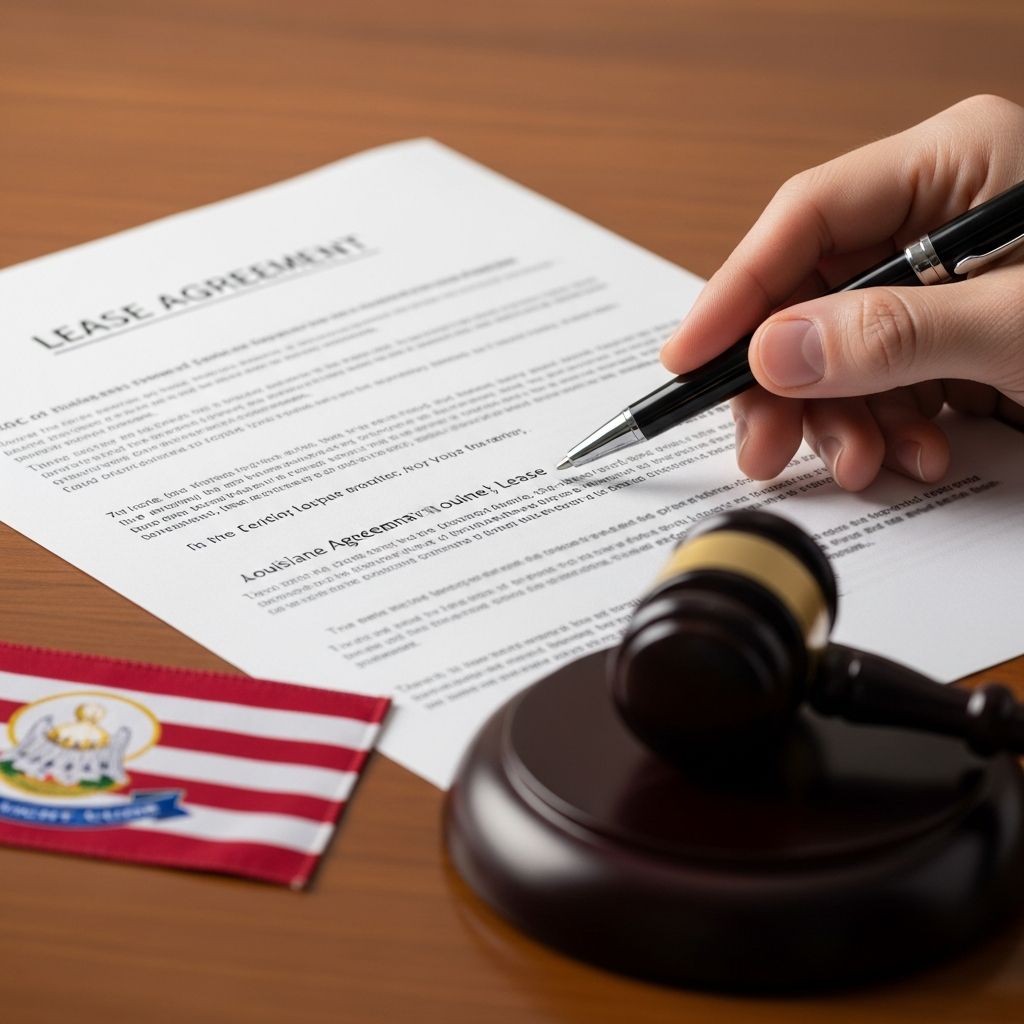 Discover your legal options as a Louisiana tenant to end a rental agreement early without facing undue penalties or obligations.