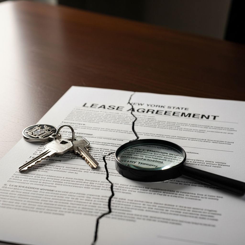 Breaking a Lease in New York: Tenant Rights Guide Discover your legal options for ending a rental lease early in New York without facing severe penalties.
