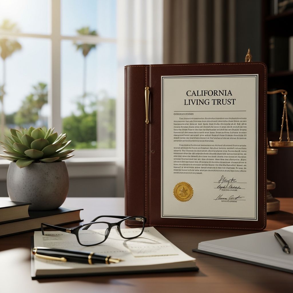 Master the essentials of creating and maintaining a living trust in California for seamless wealth transfer.