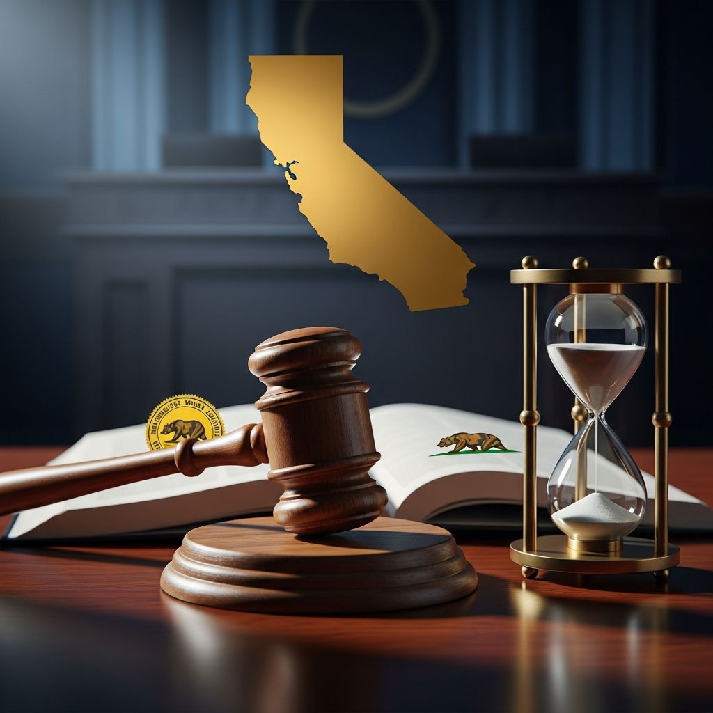 Master California's personal injury filing deadlines: 2-year rules, key exceptions, and strategies to protect your claim rights effectively.