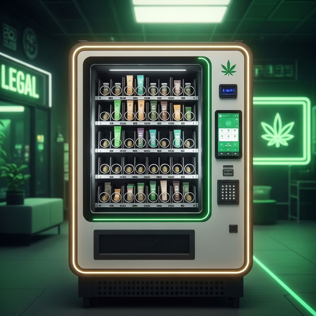 Understanding the complex legal landscape of automated cannabis retail across U.S. jurisdictions.