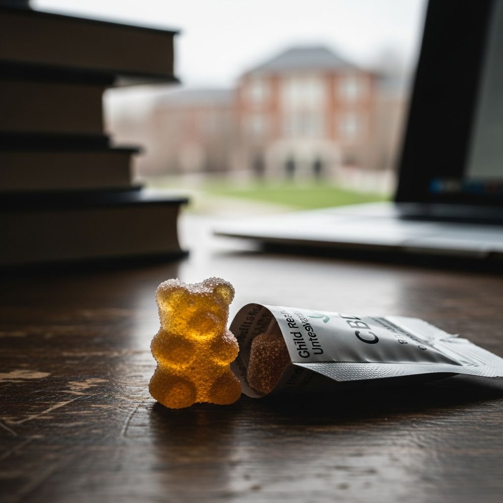 Uncover the complex legal landscape of bringing CBD gummies or edibles to schools and colleges, balancing federal rules, state variations, and school policies.