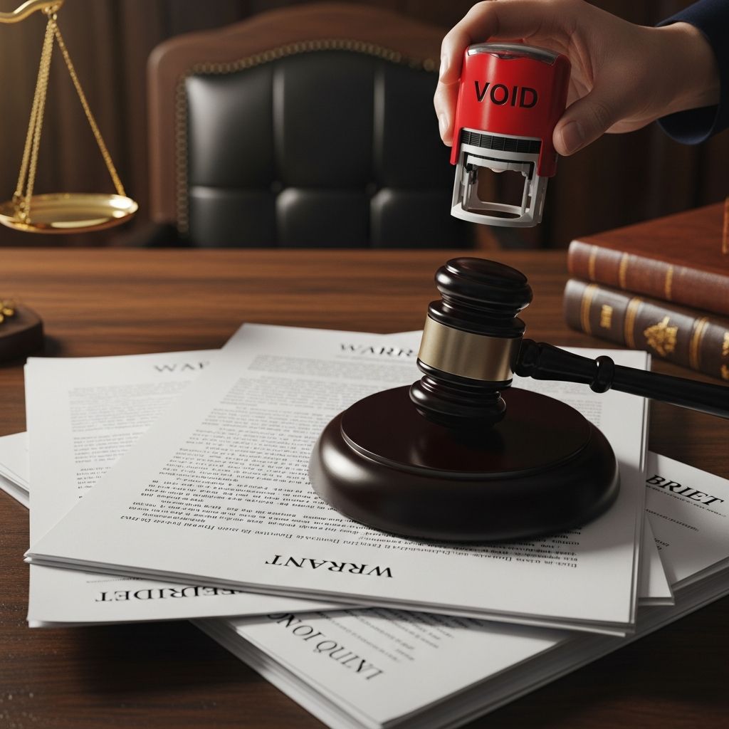 Challenging Warrants: Legal Strategies to Nullify Them Discover proven methods to challenge and nullify invalid warrants, safeguarding your constitutional rights effectively.