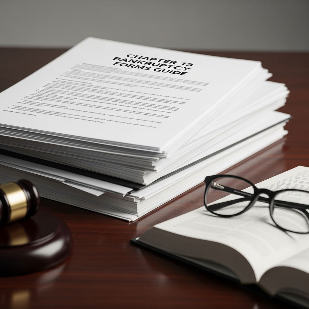 Essential paperwork and filing steps for successful Chapter 13 bankruptcy reorganization.