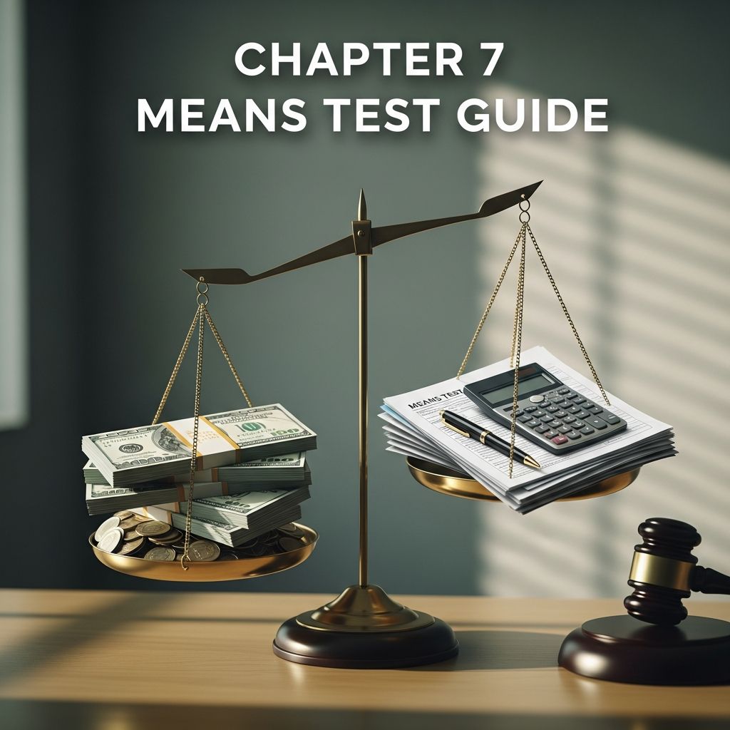 Chapter 7 Means Test: 2026 Guide For California Filers Navigate the Chapter 7 means test: Learn income limits, expense deductions, and eligibility rules to determine if liquidation bankruptcy fits your financial situation.