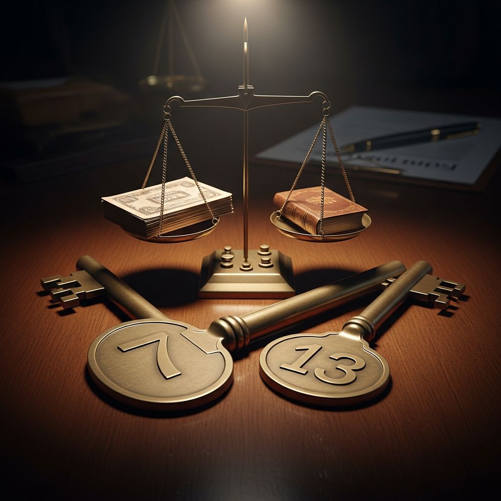 Chapter 7 vs Chapter 13: Key Bankruptcy Differences Understand the core distinctions between Chapter 7 liquidation and Chapter 13 reorganization to choose the right path for debt relief.