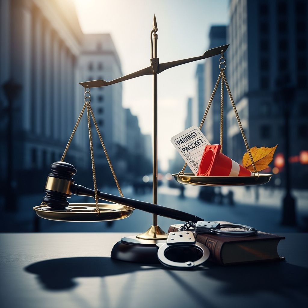 Understand the hierarchy of criminal offenses from severe felonies to minor infractions and their legal consequences.