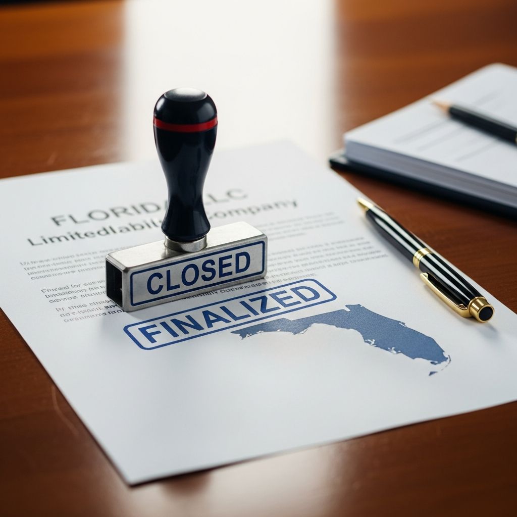 Master the process of shutting down your Florida LLC with our detailed step-by-step instructions and legal requirements.